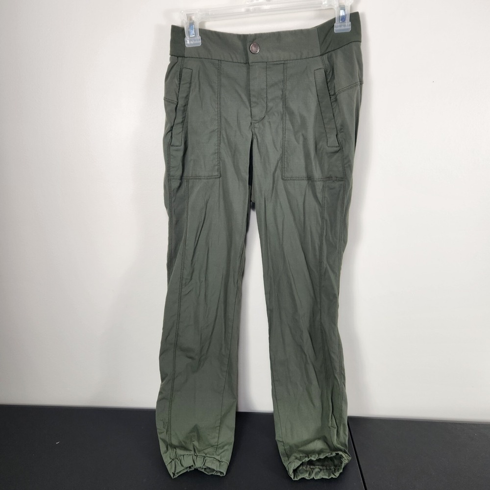 Athleta Trekkie 2.0 Nylon Stretch Jogger Olive Green Size 0 Womens Athleisure